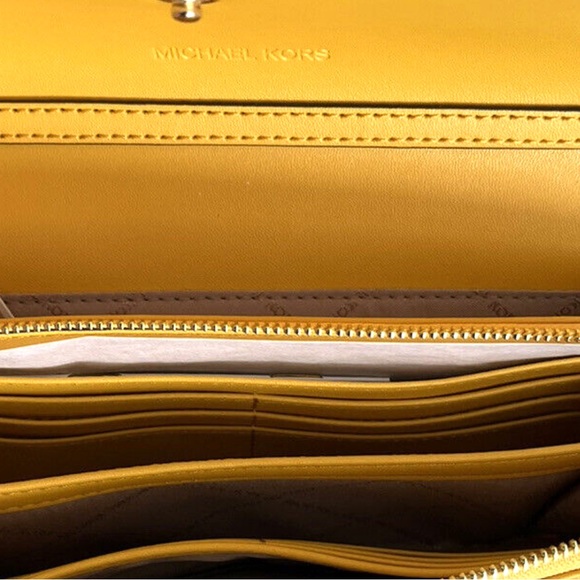 MICHAEL Michael Kors Bright Yellow Crossbody Bag - Picture 12 of 15